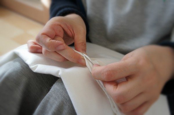 チンチラのティモのケージレイアウト　ケージ屋根カバーを手作り中