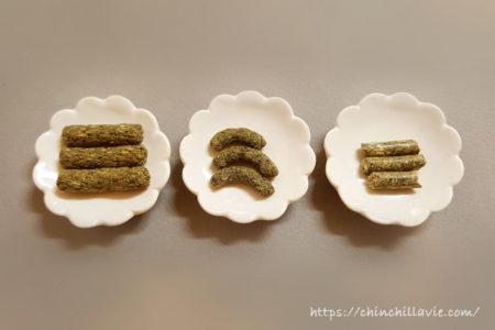 チンチラ用のペレットにはソフトペレットとハードペレットがあります
