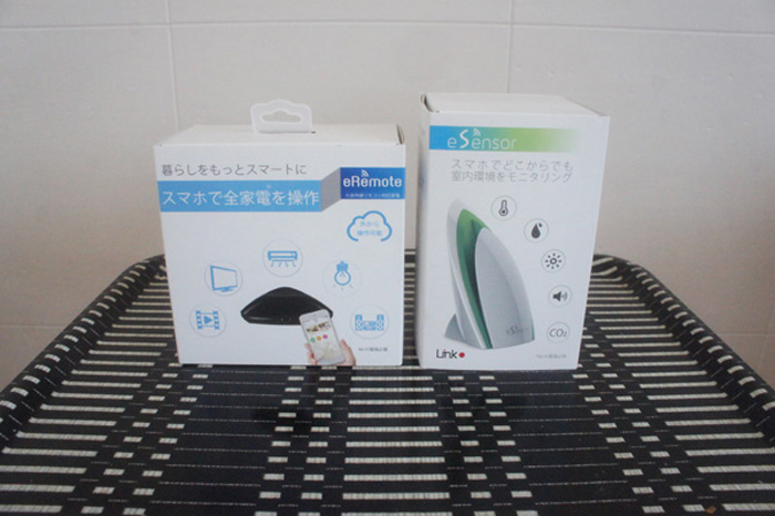 株式会社リンクジャパンのeRemoteとeSensor　チンチラのティモの災害対策として買いました