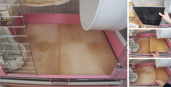 チンチラのティモのケージレイアウト　お迎えする前に準備したものリスト　床材