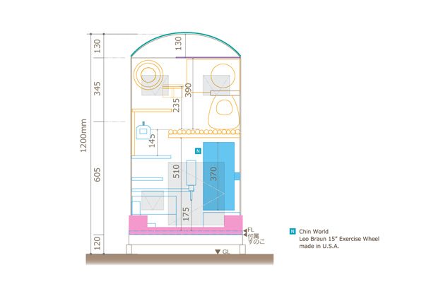 チンチラのティモのケージレイアウト　ホイール回し車　お迎えする前に準備したものリスト　chinchilla chin world leo braun exercise wheel