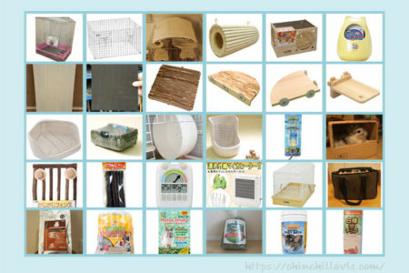 チンチラのティモをお迎えするために用意したものリスト