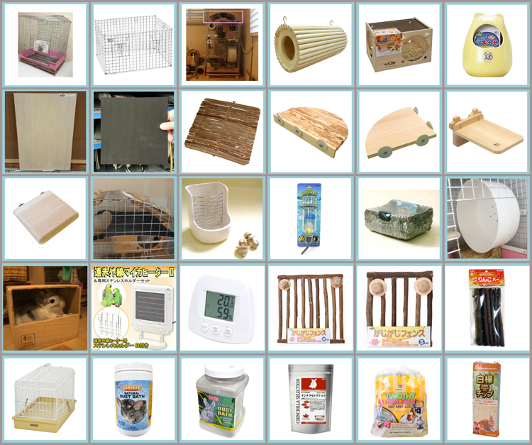 チンチラのティモをお迎えするために準備したものリスト