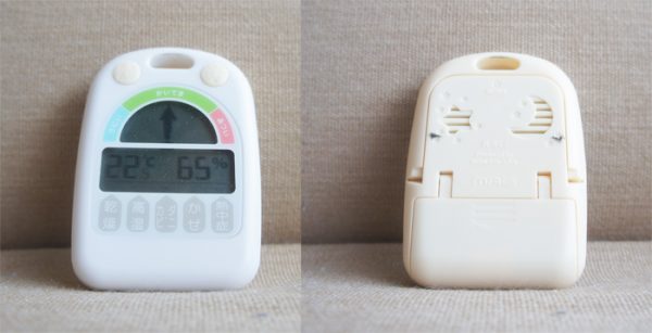 チンチラのティモの温湿度計 ノア精密 デジタル温湿度計 メリー
