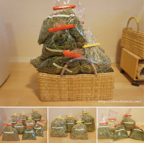 山盛りな牧草ストック