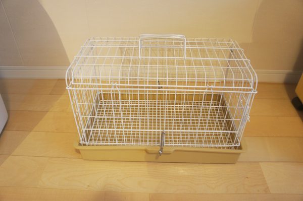 三晃商会　ライトキャリー　チンチラのティモの移動用キャリーとして選びました