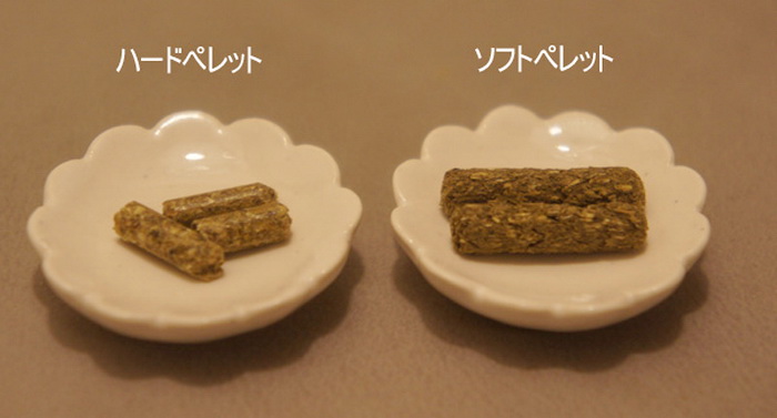 チンチラのペレットにはハードペレットとソフトペレットがあります。