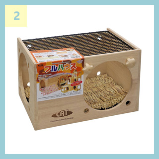 ChinchillaVie | チンチラのティモに用意した巣箱②　KAWAI フルハウス